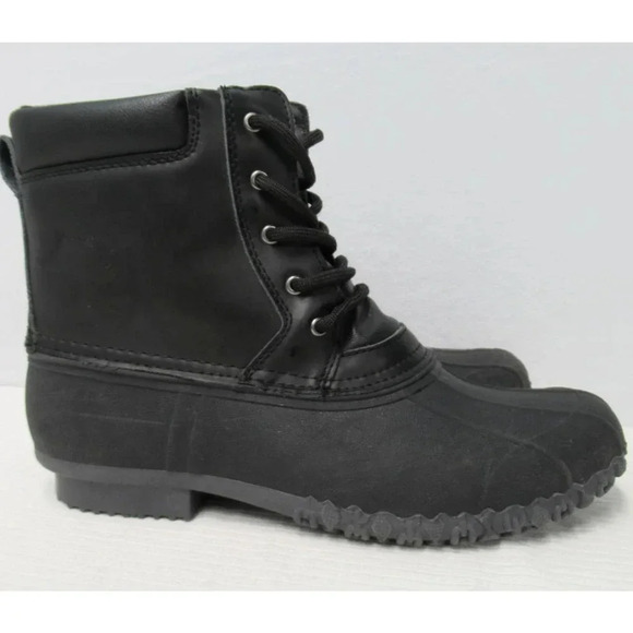 Artic Shield Men's Duck Boots Black Size 9 Style AS-D301-BK - Picture 3 of 9